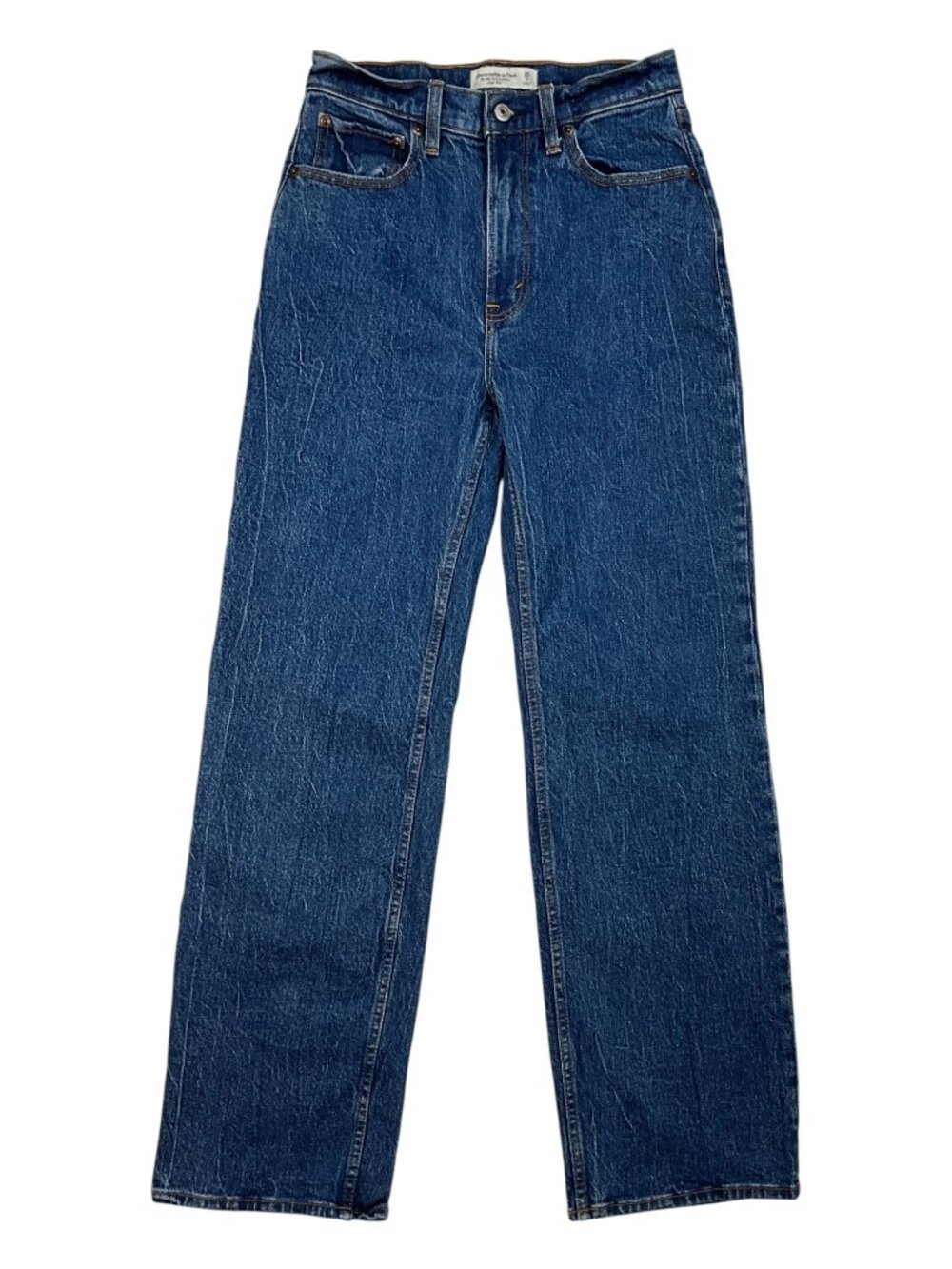 Abercrombie And Fitch High Rise The 90s Relaxed Jean 26 2R Blue